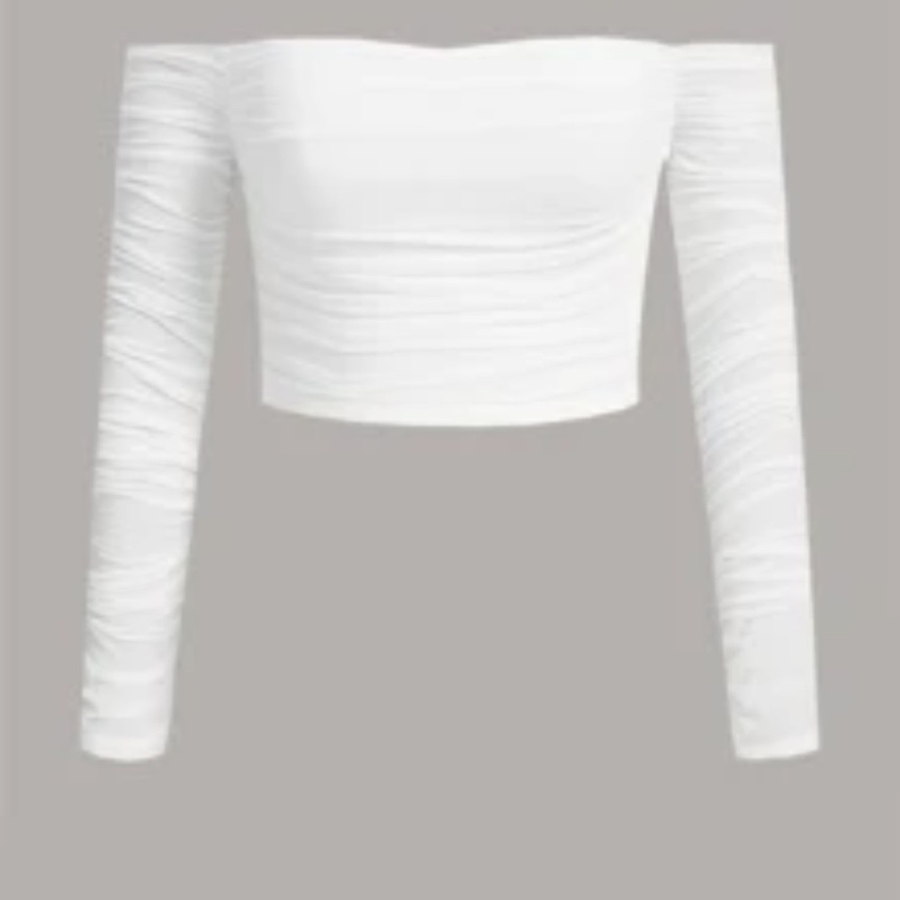 White SHEIN blouse